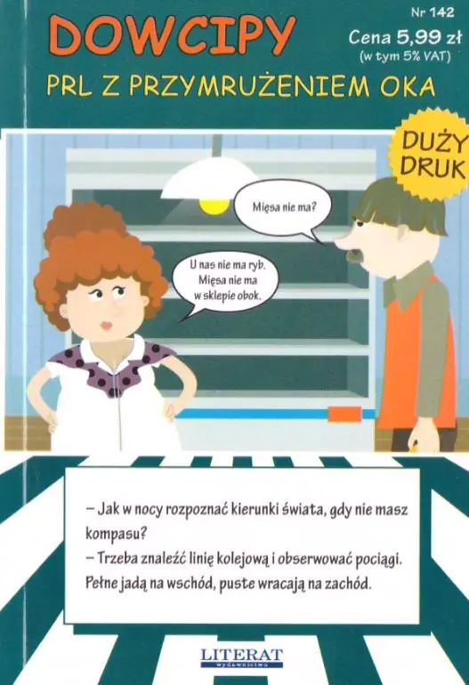 Książka - Dowcipy PRL z przymrużeniem oka