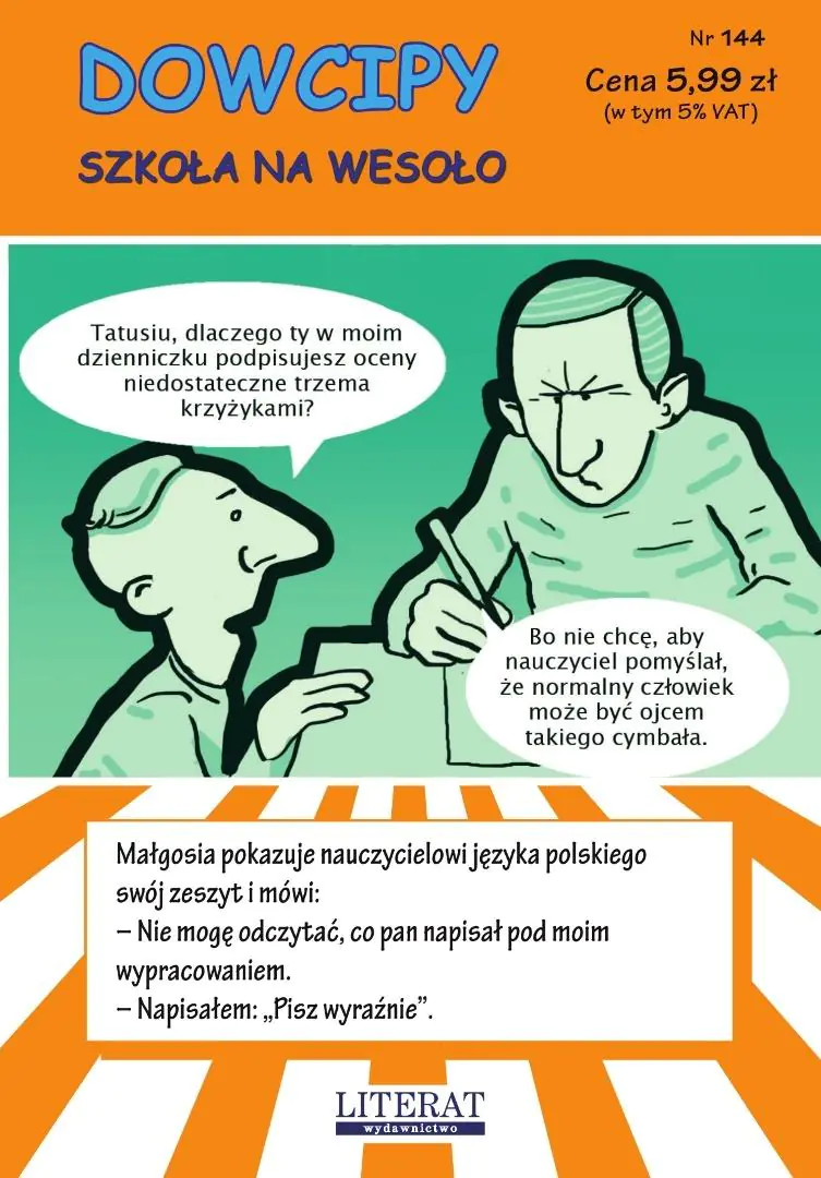 Książka - Dowcipy. Szkoła na wesoło nr 144