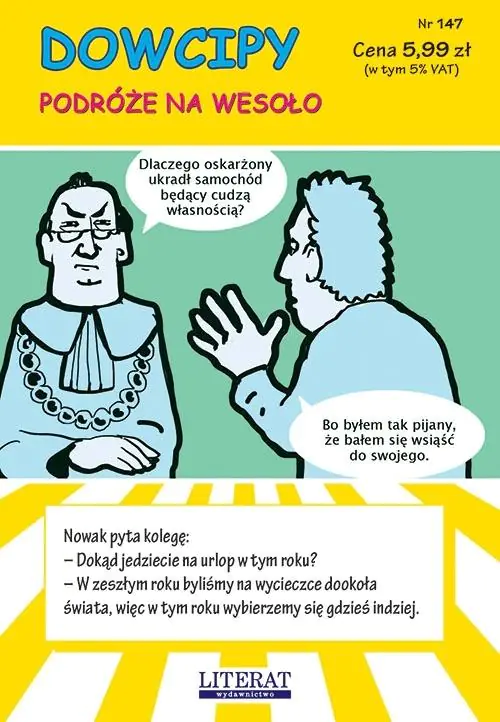 Książka - Dowcipy. Podróże na wesoło