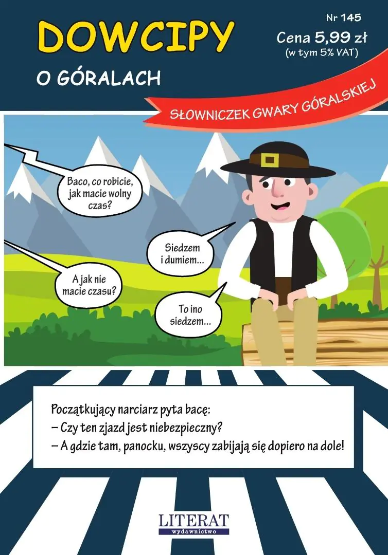Książka - Dowcipy. O góralach. Słowniczek gwary góralskiej