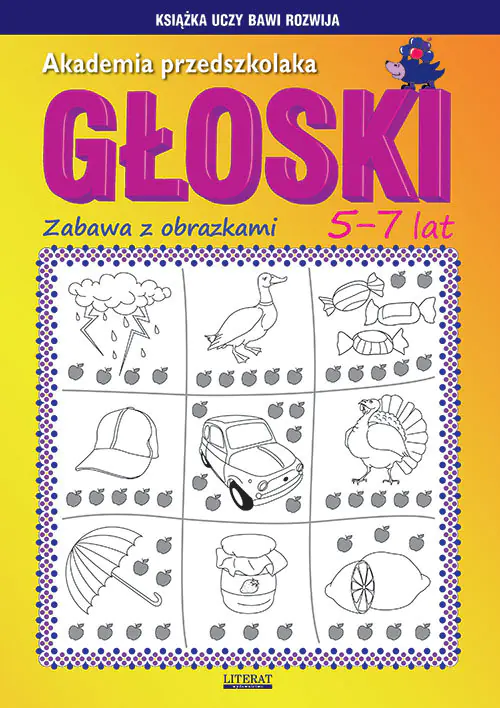 Książka - Akademia przedszkolaka. Głoski Zabawa z obrazkami. 5-7 lat