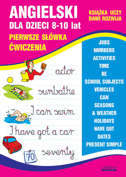 Książka - Angielski dla dzieci 8-10 lat. Pierwsze słówka. Ćwiczenia