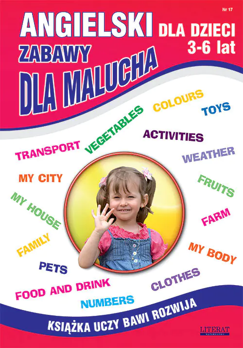 Książka - Angielski dla dzieci 3-6 lat Nr 17 Zabawy dla malucha
