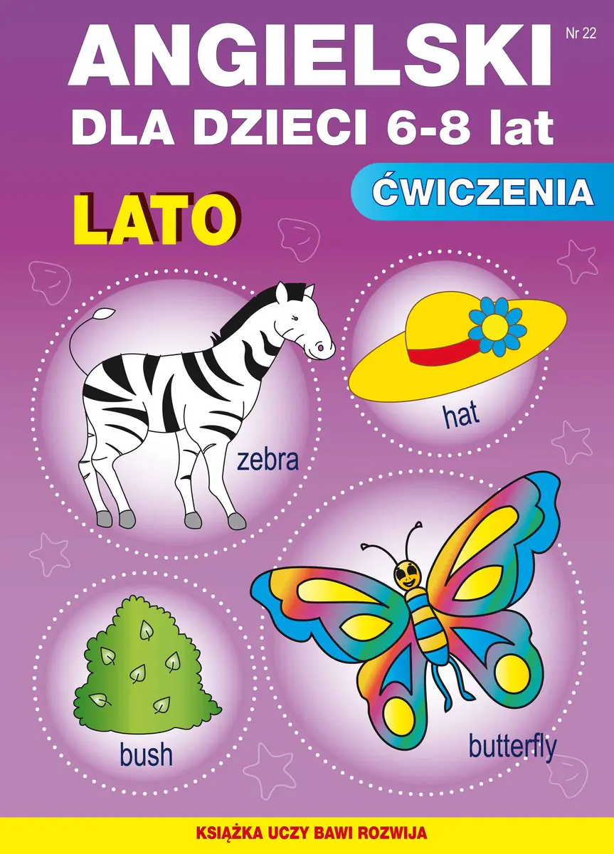 Książka - Angielski dla dzieci 6-8 lat Nr 22 Lato Ćwiczenia