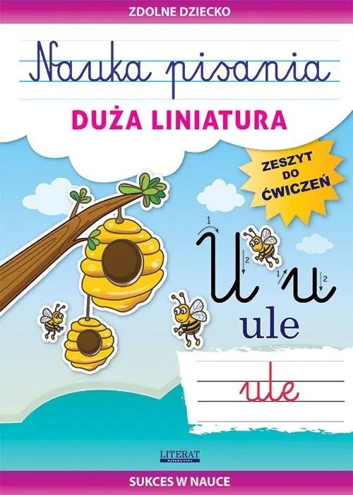 Książka - Nauka pisania Duża liniatura Zeszyt do ćwiczeń. Sukces w nauce