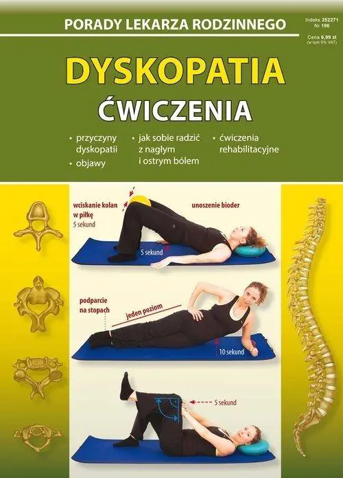 Książka - Dyskopatia. Ćwiczenia. Porady lekarza rodzinnego
