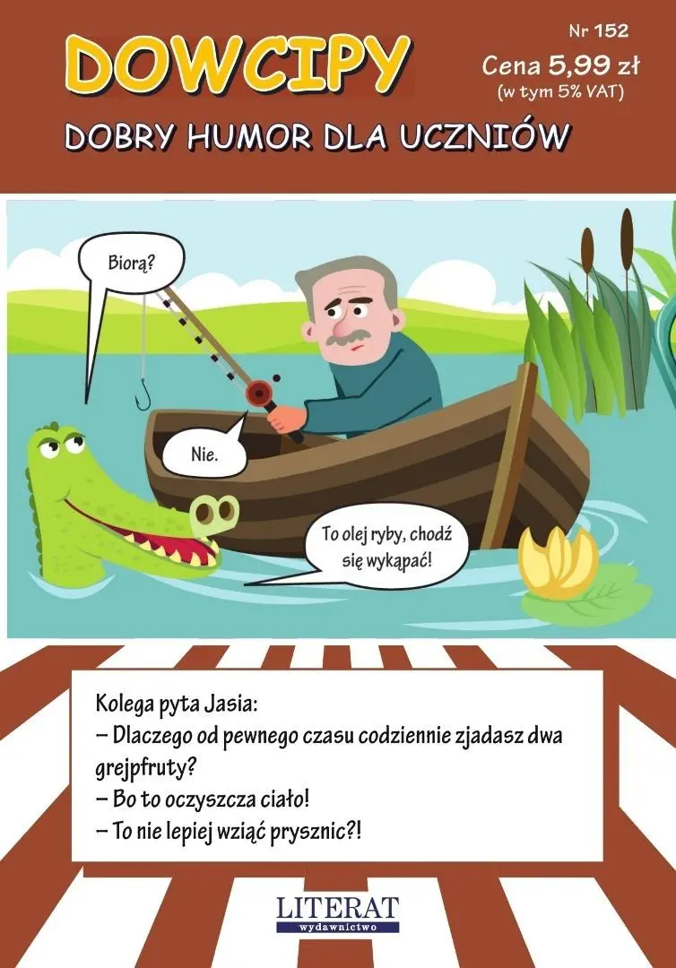 Książka - Dowcipy nr 152. Dobry humor dla uczniów
