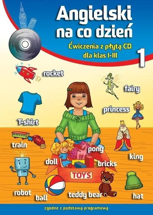 Książka - Angielski na co dzień 1. Ćwiczenia z płytą CD dla klas I-III