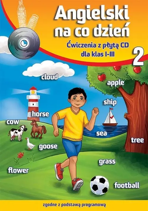 Książka - Angielski na co dzień 2. Ćwiczenia z płytą CD dla klas I-III