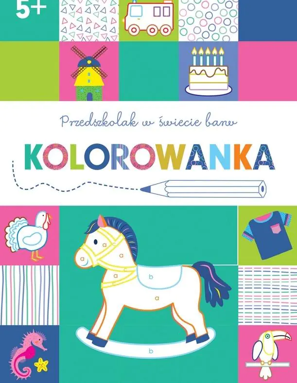 Książka - Przedszkolak w świecie barw. Kolorowanka