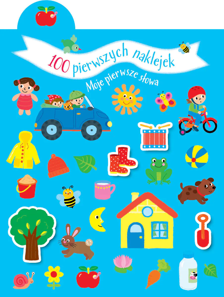 Książka - 100 pierwszych naklejek. Moje pierwsze słowa