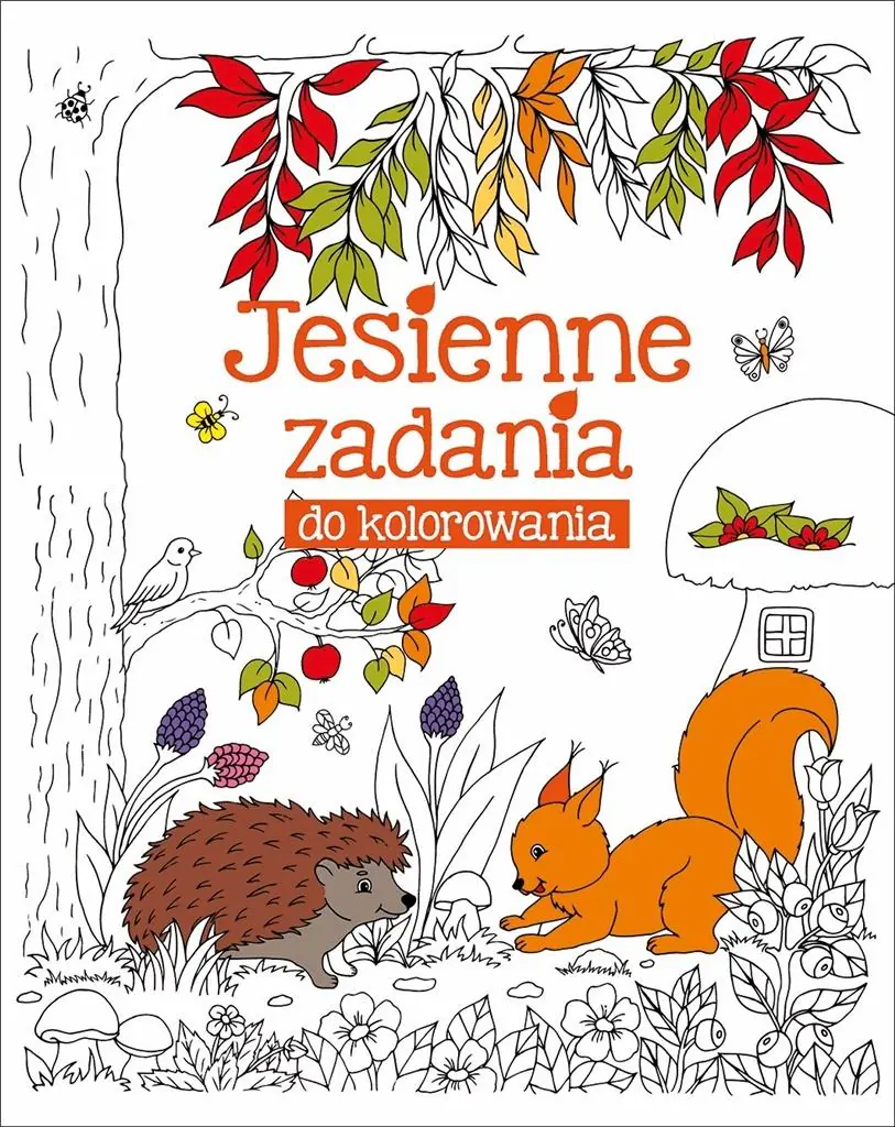 Książka - Jesienne zadania do kolorowania