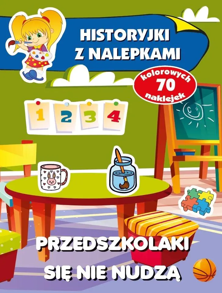Książka - Przedszkolaki się nie nudzą. Historyjki z nalepkami