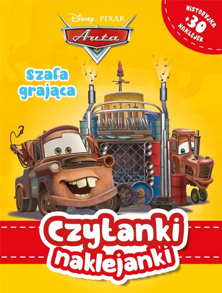 Książka - Szafa grająca. Czytanki i naklejanki. Disney
