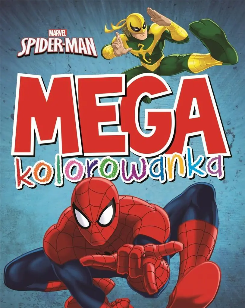 Książka - Marvel Spider-Man. Mega kolorowanka. Disney