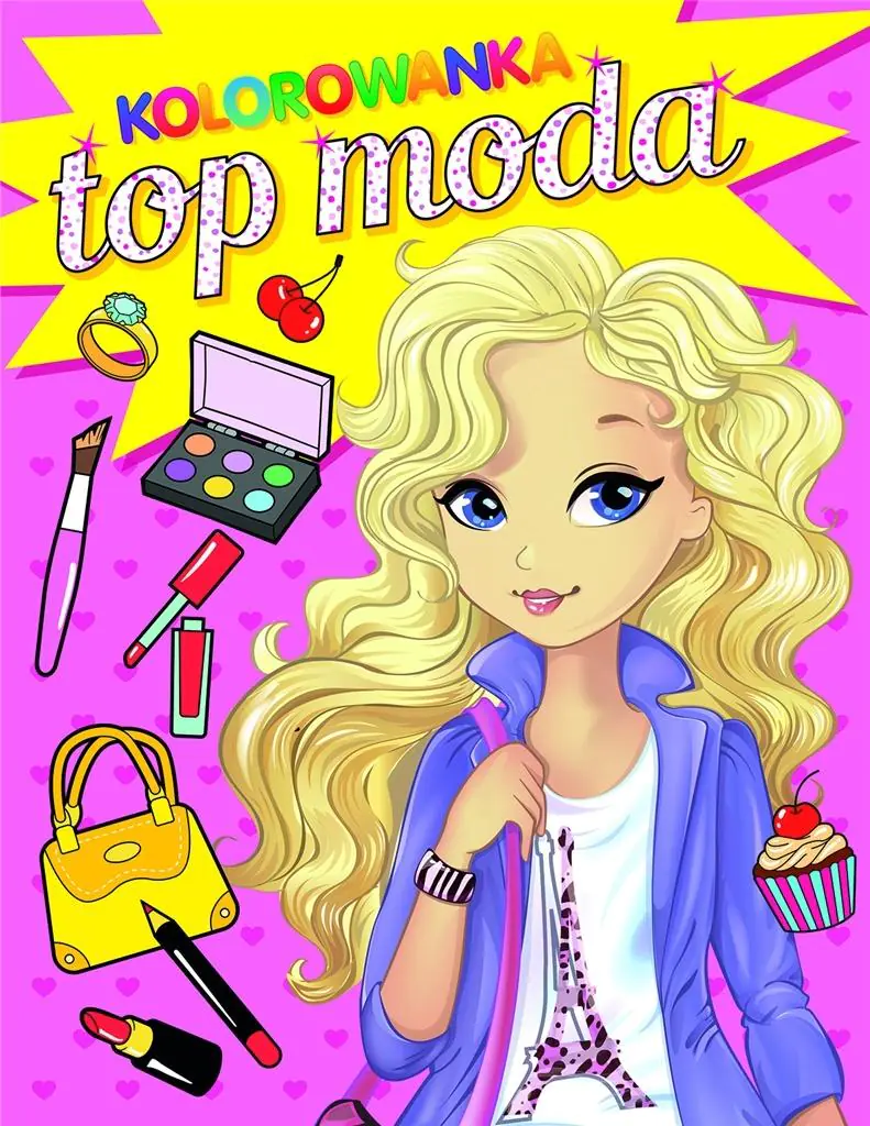Książka - Kolorowanka. Top moda. Część 2