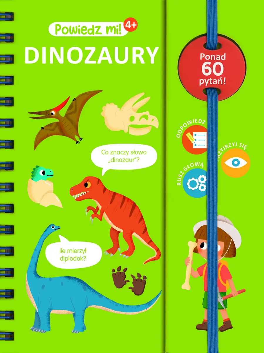 Książka - Powiedz mi! Dinozaury