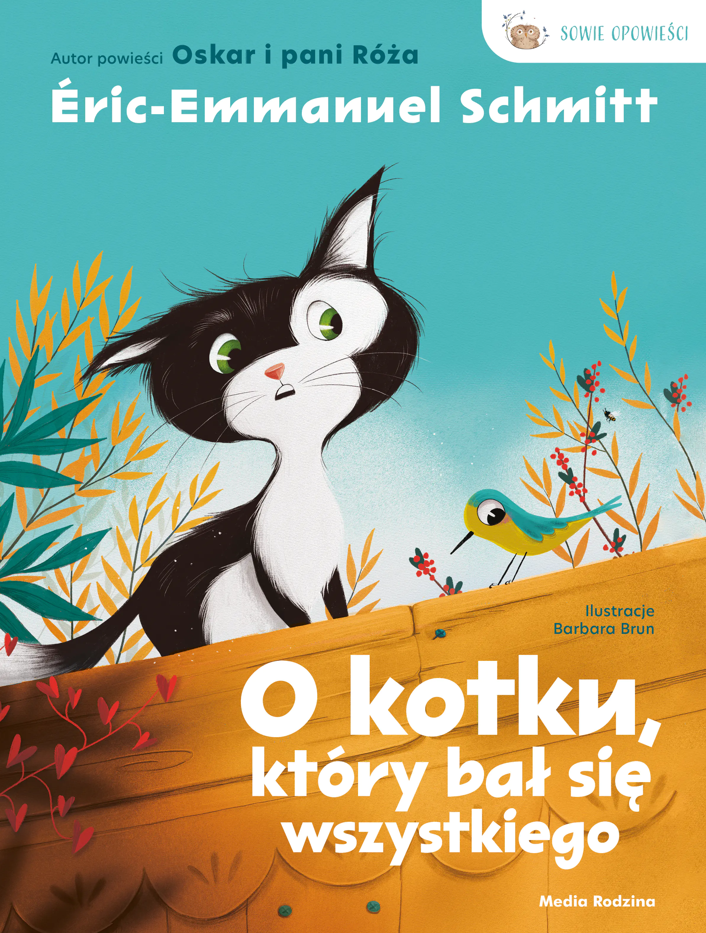 Książka - O kotku, który bał się wszystkiego. Sowie opowieści