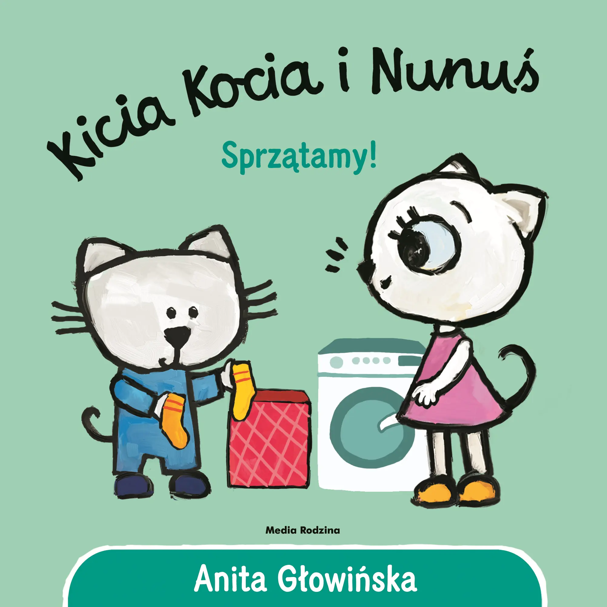 Książka - Kicia Kocia i Nunuś. Sprzątamy!