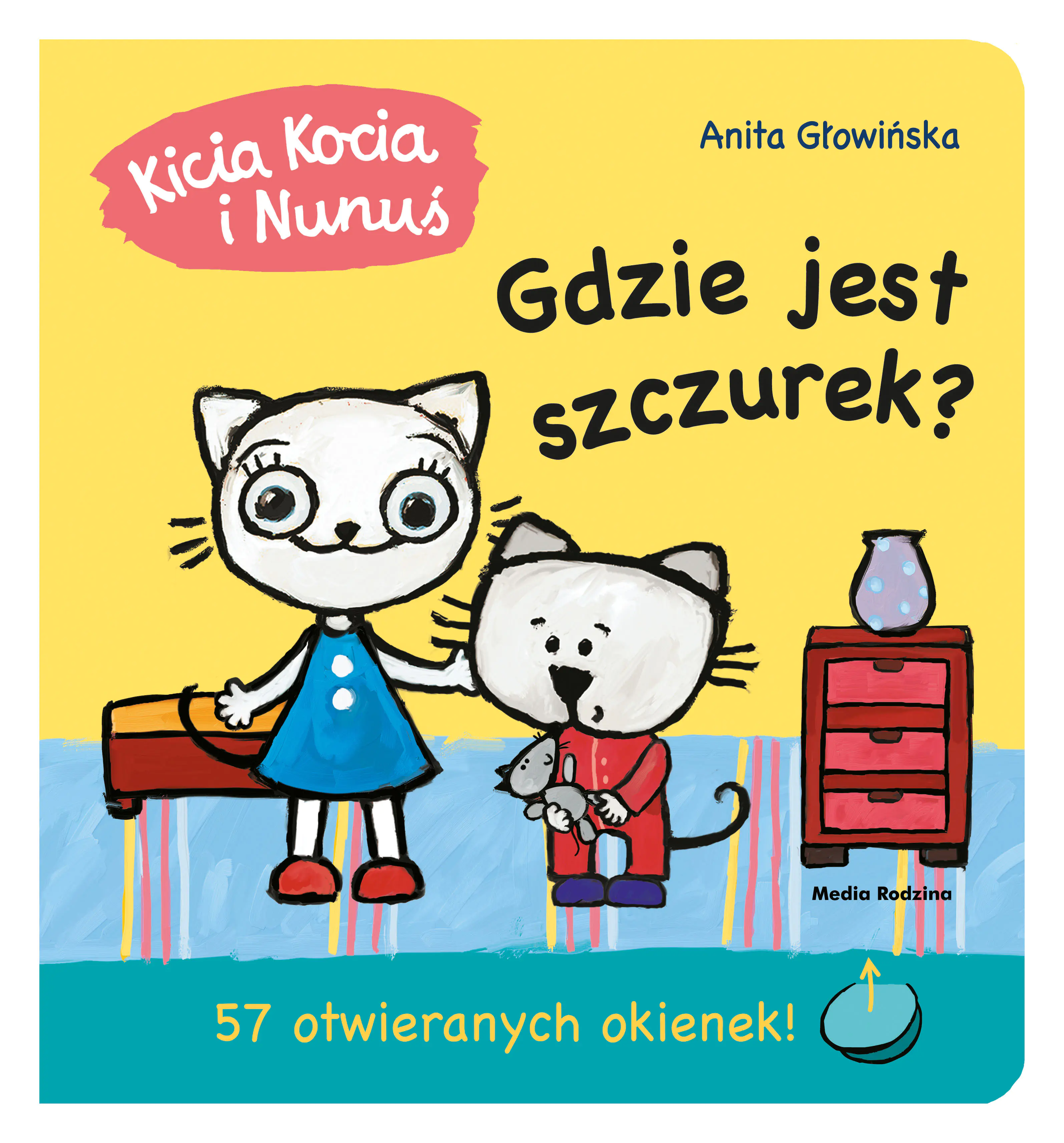 Książka - Kicia Kocia i Nunuś. Gdzie jest szczurek?