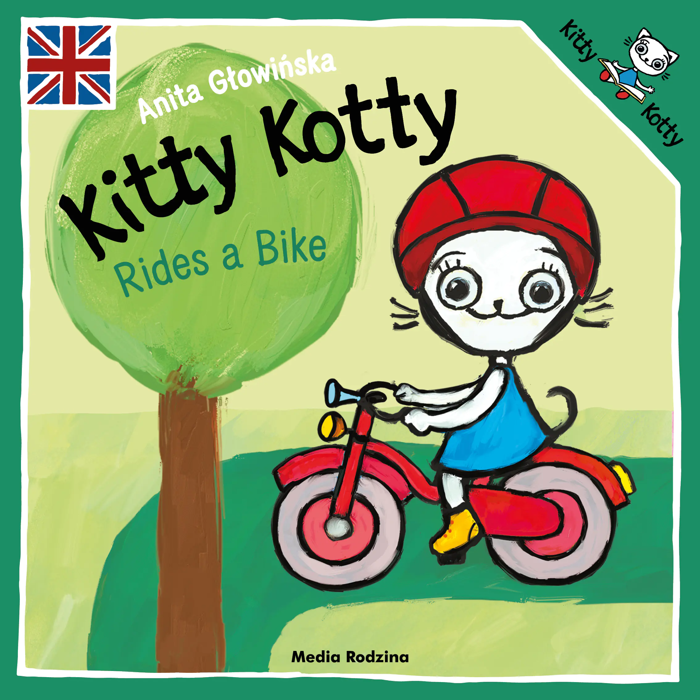 Książka - Kitty Kotty Rides a Bike