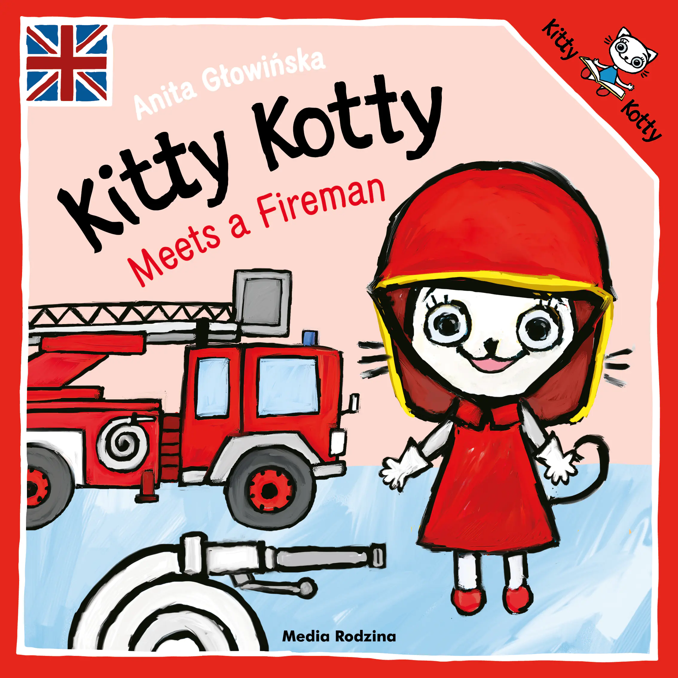 Książka - Kitty Kotty Meets a Fireman