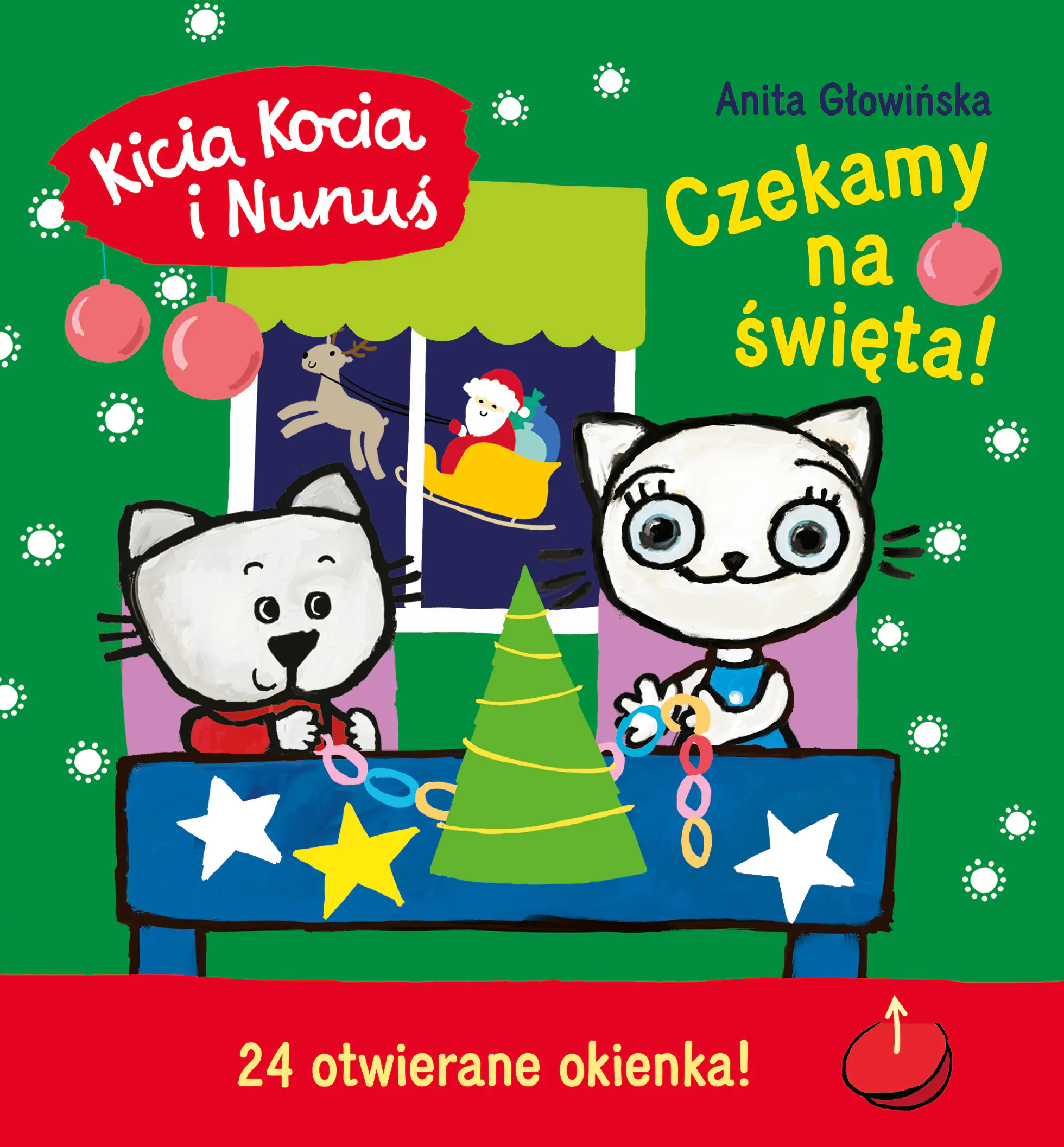 Książka - Kicia Kocia i Nunuś Czekamy na święta! Kalendarz adwentowy