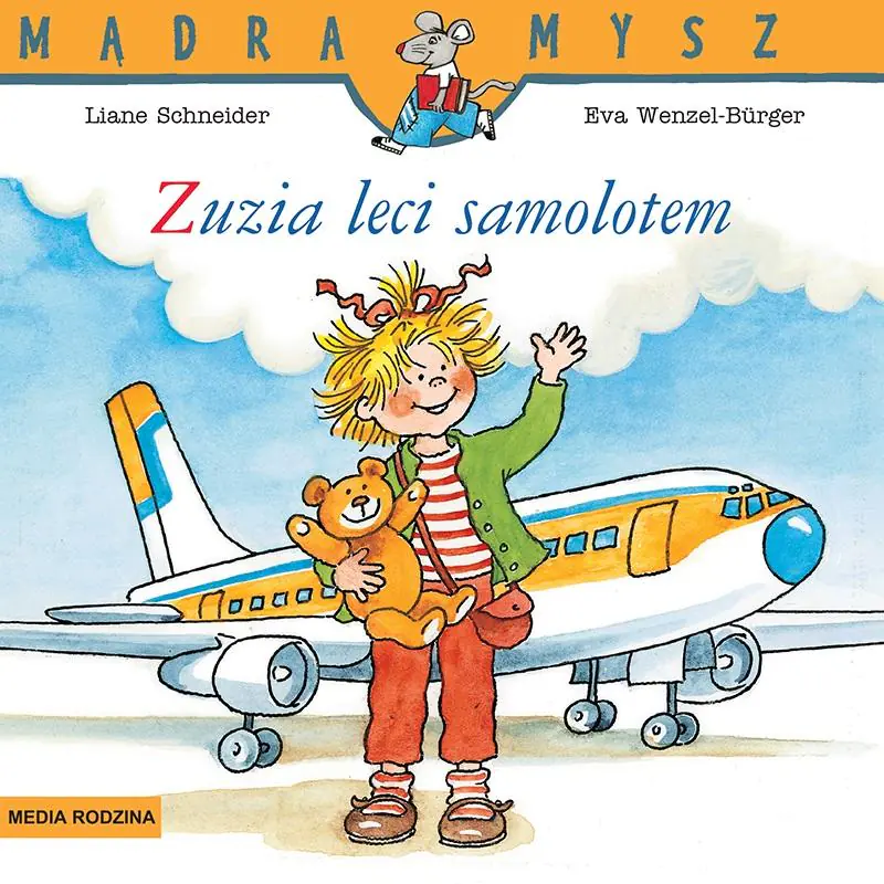 Zuzia leci samolotem. Mądra mysz