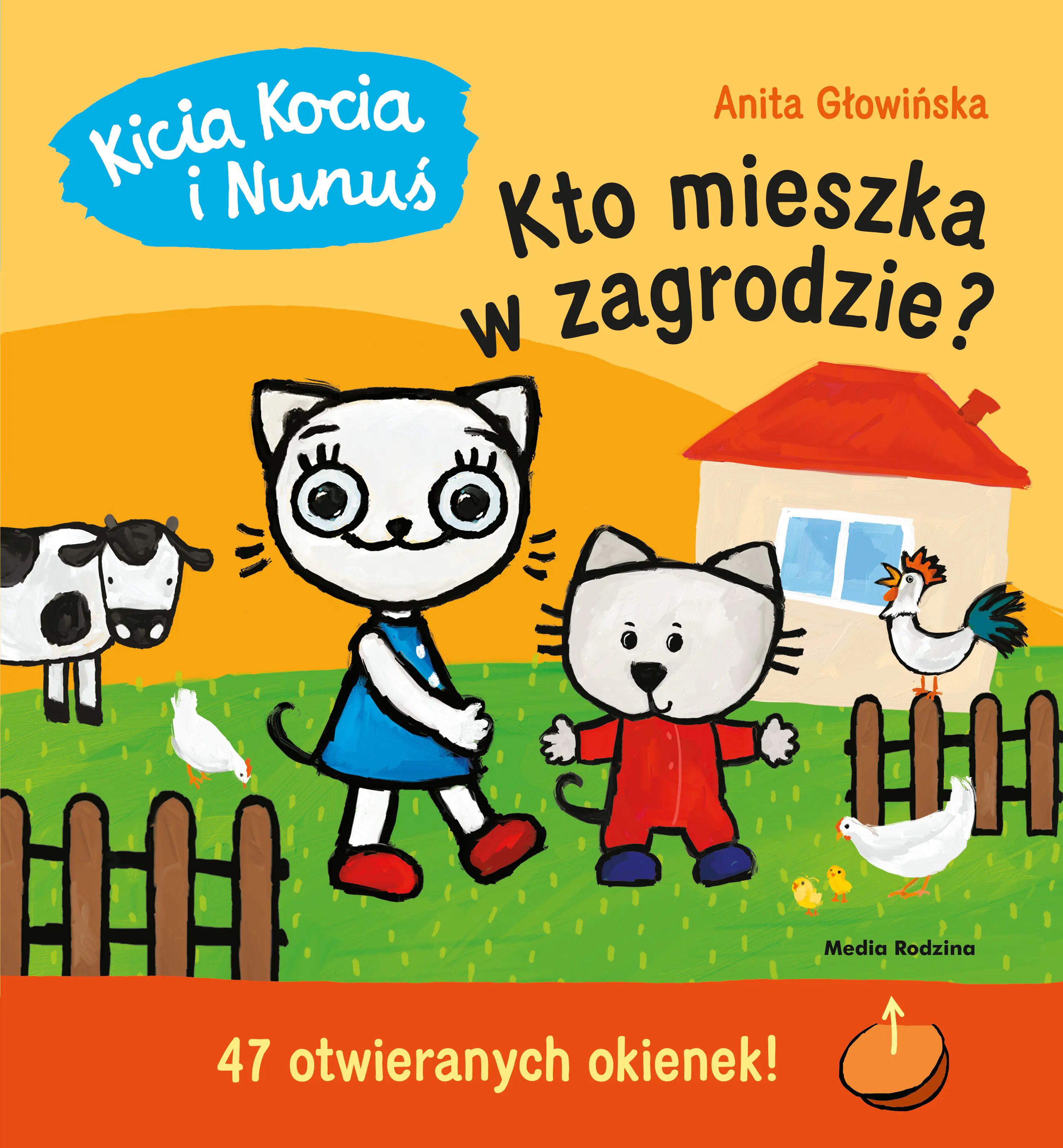 Książka - Kicia Kocia i Nunuś. Kto mieszka w zagrodzie?