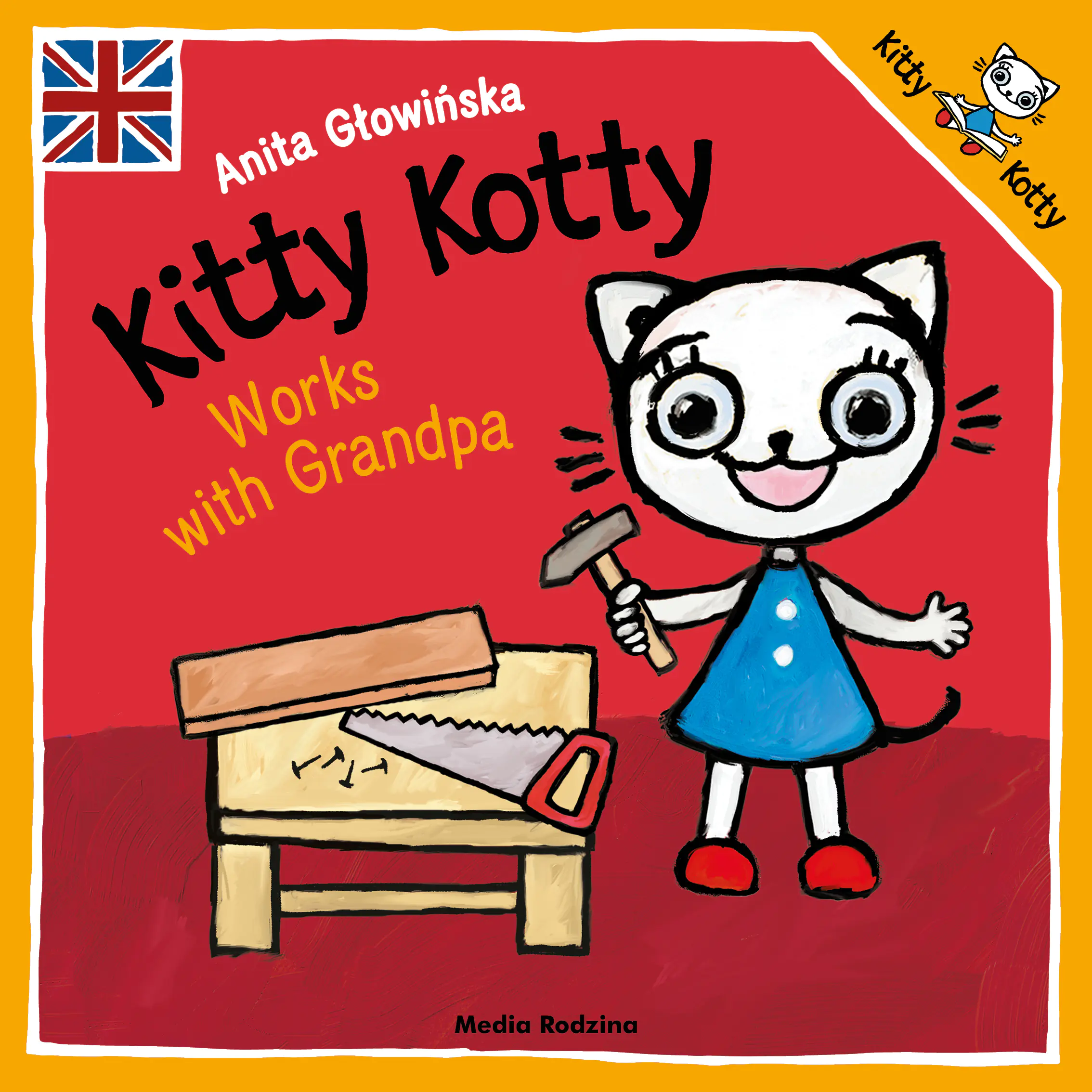 Książka - Kitty Kotty Works with Grandpa