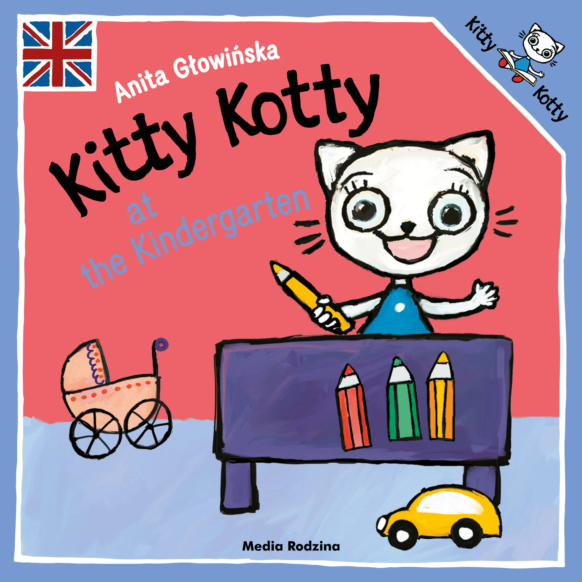 Książka - Kitty Kotty at the Kindergarten
