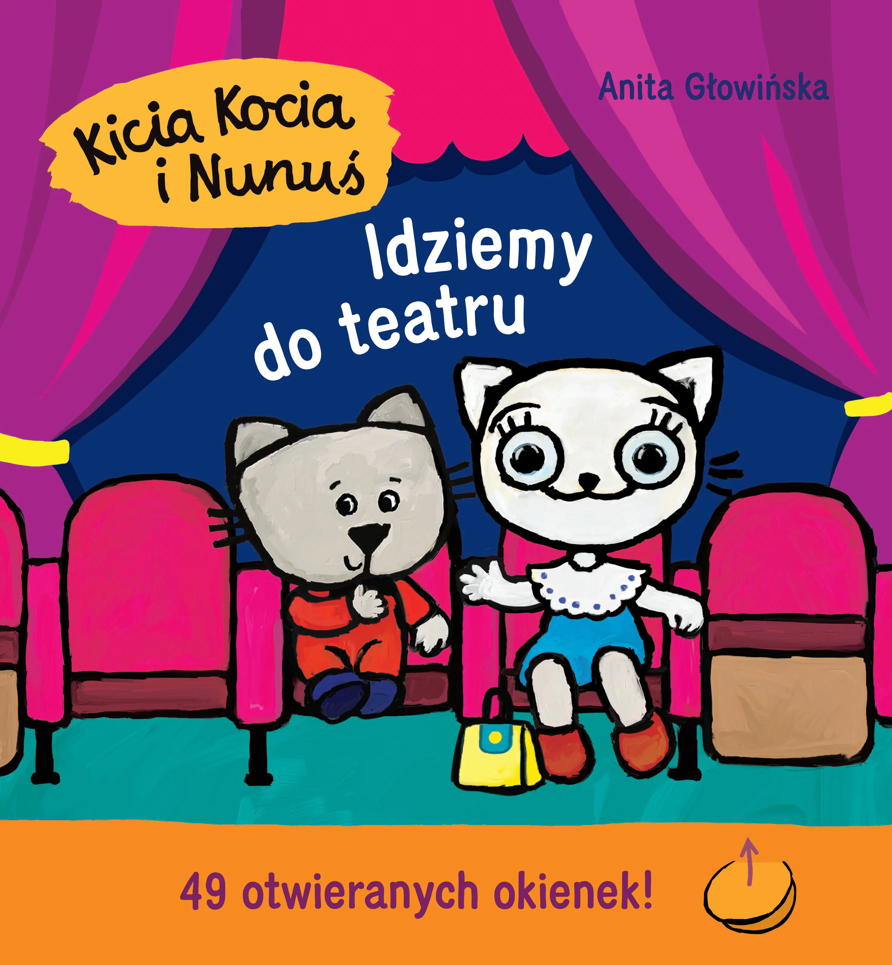 Książka - Kicia Kocia i Nunuś. Idziemy do teatru
