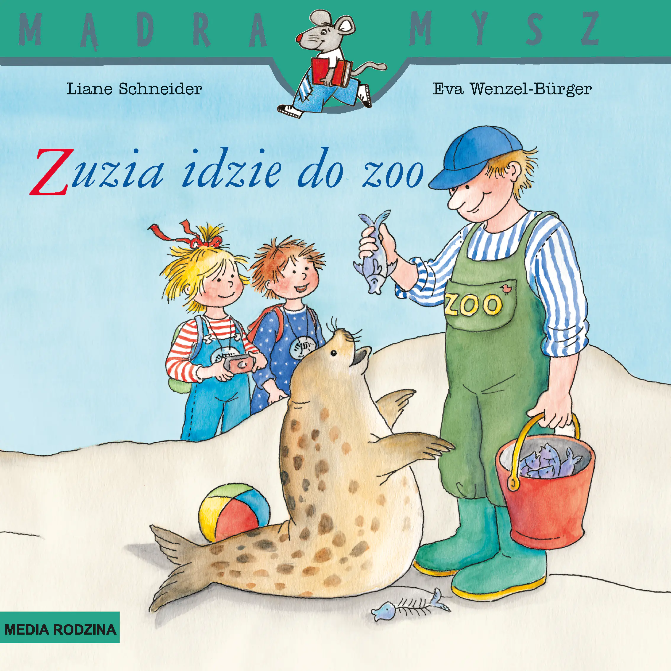Książka - Zuzia idzie do zoo. Mądra mysz