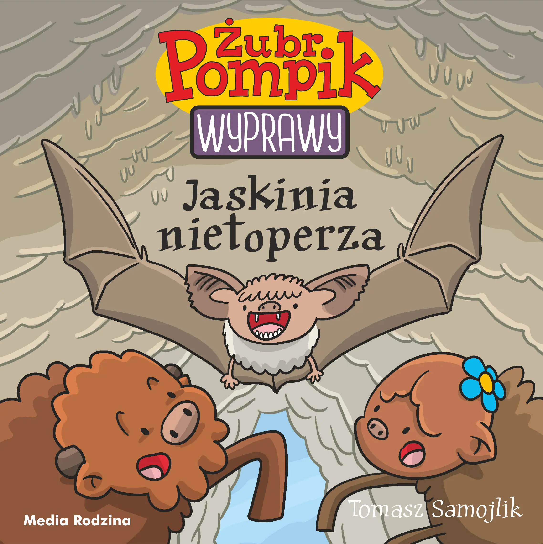 Książka - Jaskinia nietoperza. Żubr Pompik. Wyprawy. Tom 14