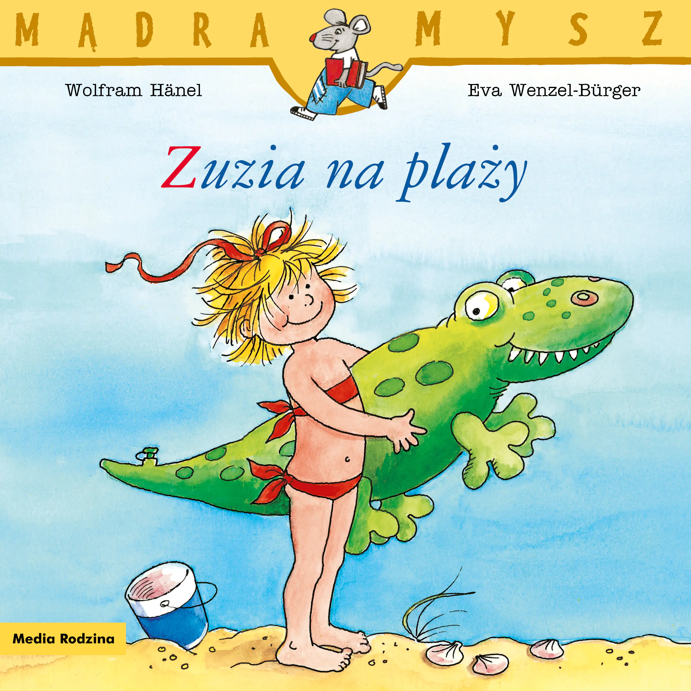 Książka - Zuzia na plaży. Mądra Mysz