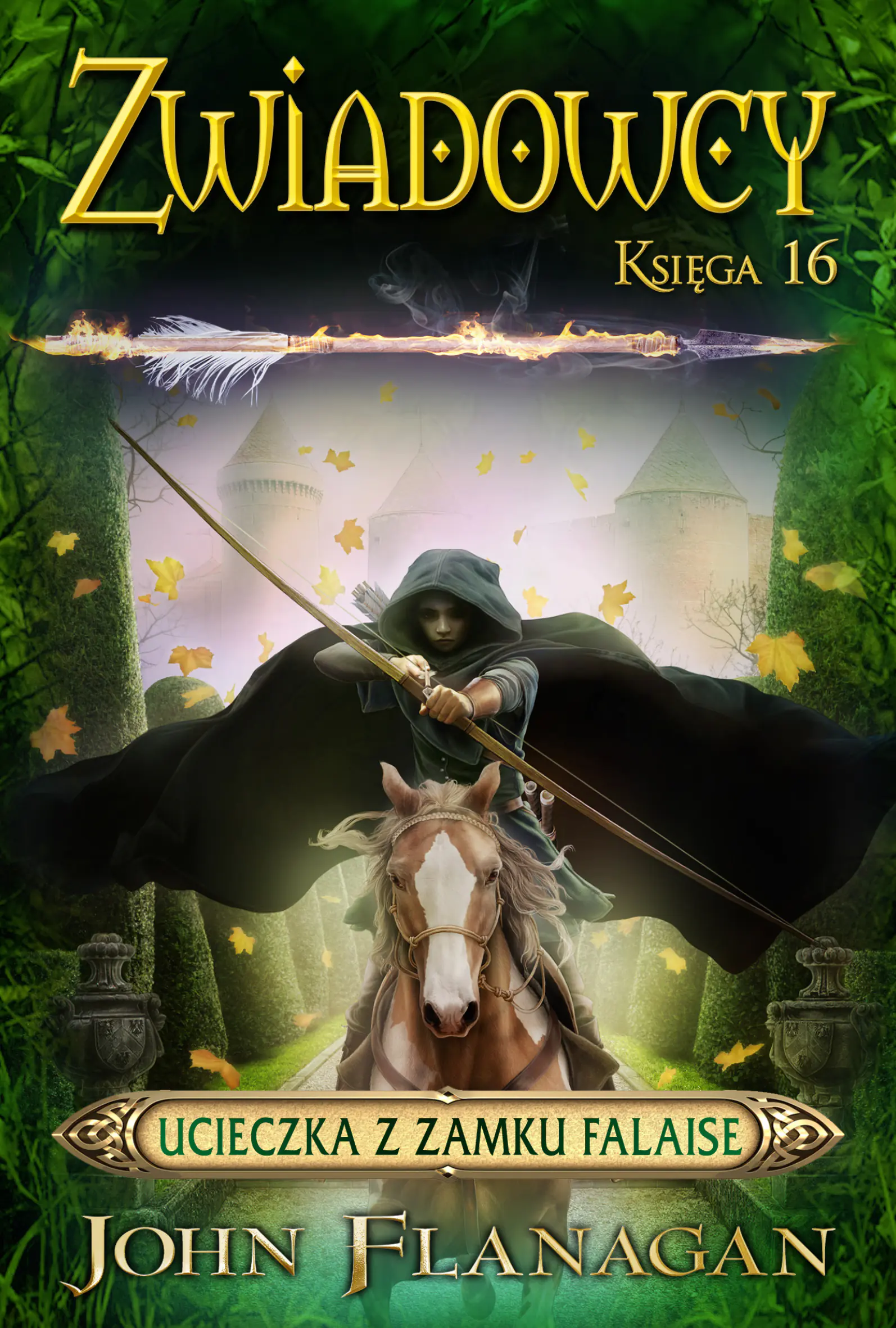 Książka - Ucieczka z zamku Falaise. Zwiadowcy. Księga 16