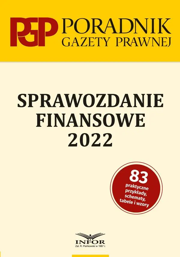 Książka - Sprawozdanie finansowe 2022