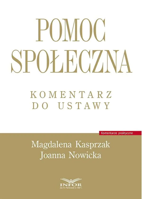 Książka - Pomoc społeczna. Komentarz do ustawy
