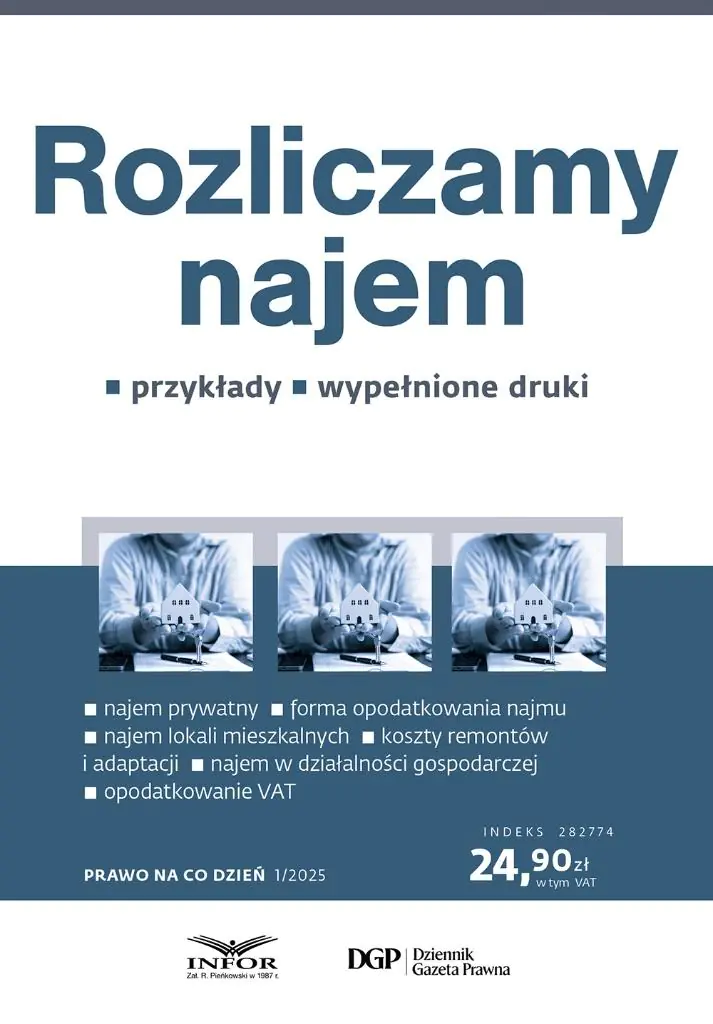 Książka - Rozliczamy najem. Prawo na co dzień 1/2025