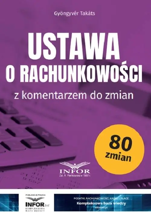 Książka - Ustawa o rachunkowości z komentarzem do zmian
