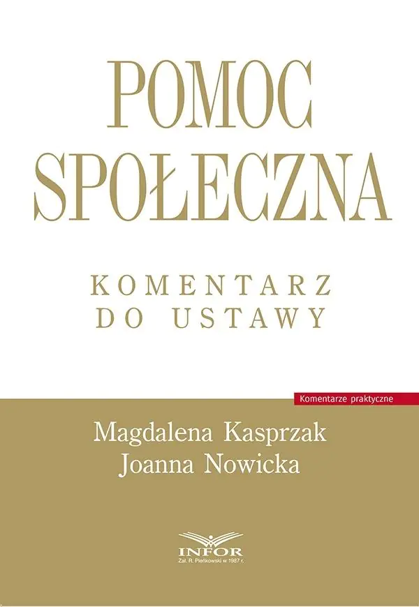 Książka - Pomoc społeczna. Komentarz do ustawy