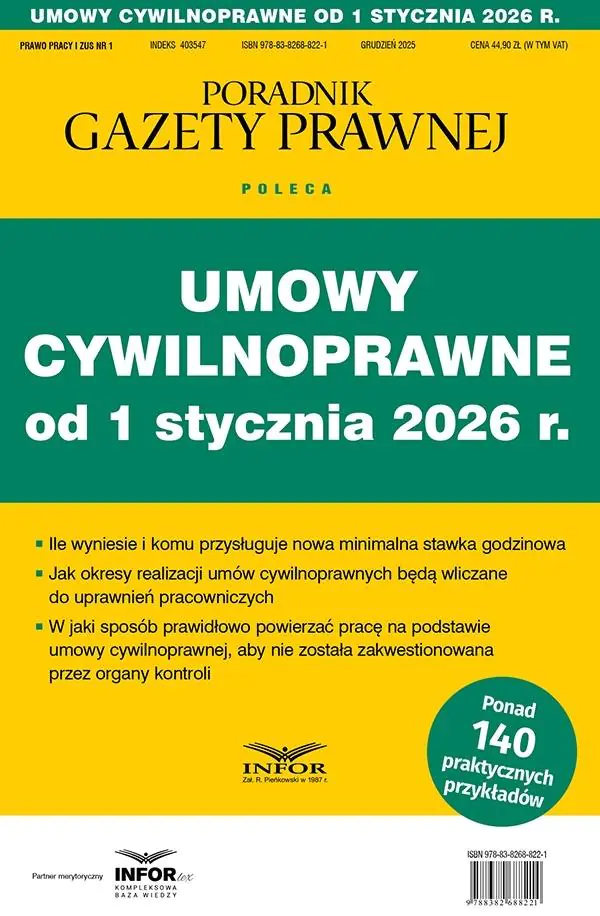 Książka - Umowy cywilnoprawne od 1 stycznia 2026
