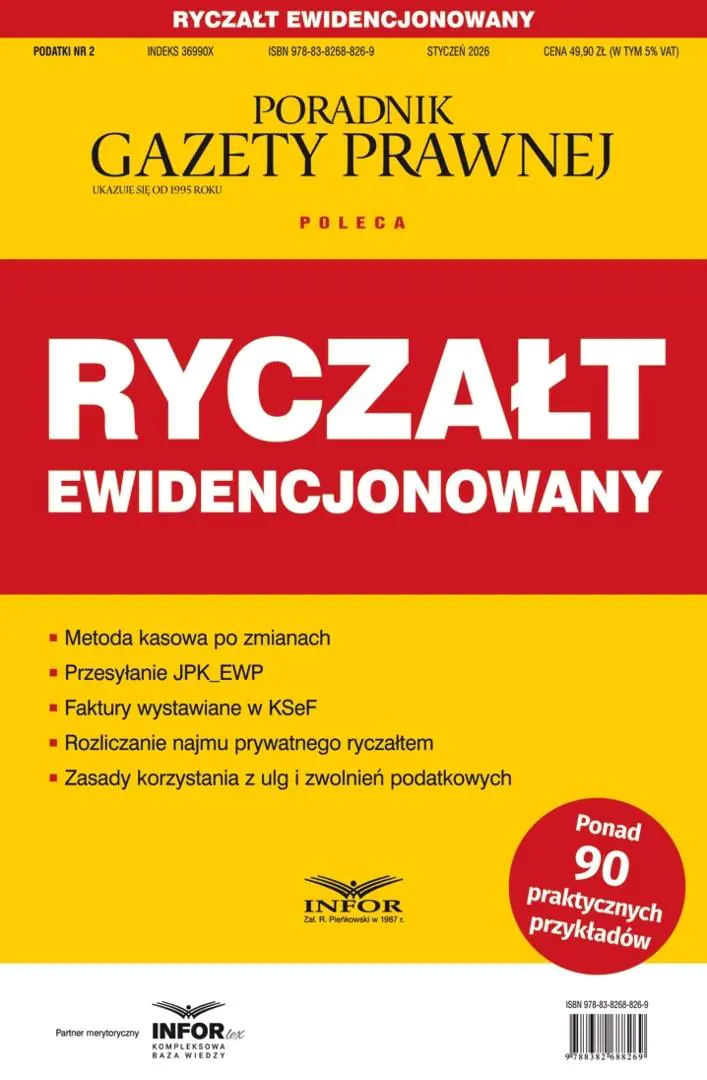 Książka - Ryczałt ewidencjonowany Podatki 2/2026
