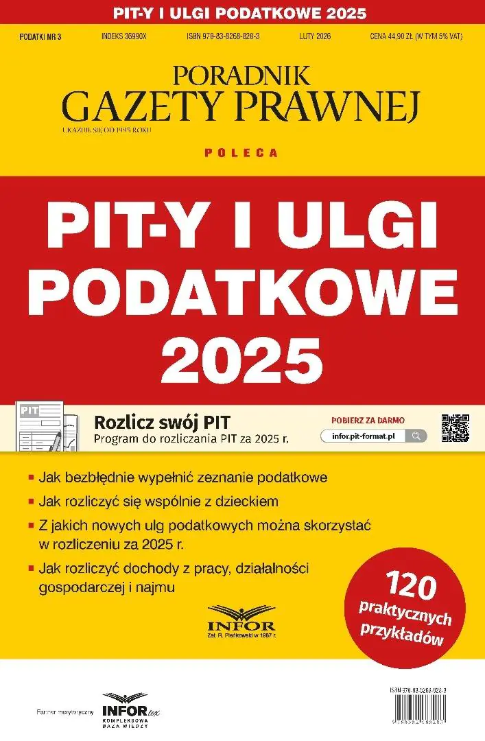 Książka - Pit-y i ulgi podatkowe 2025 Podatki 3/2026