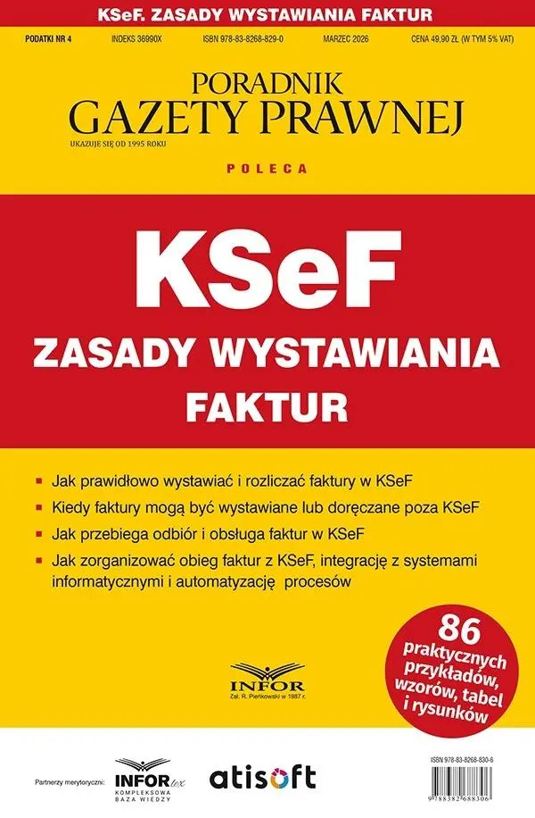Książka - KSeF zasady wystawiania faktur. Podatki 4/2026