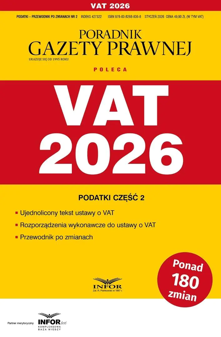 Książka - VAT 2026. Podatki-Przewodnik po zmianach 2/2026