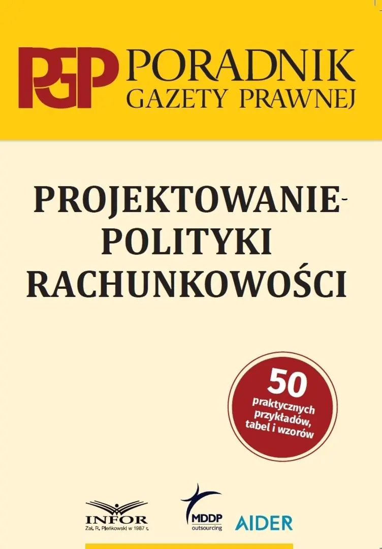 Książka - Projektowanie polityki rachunkowości