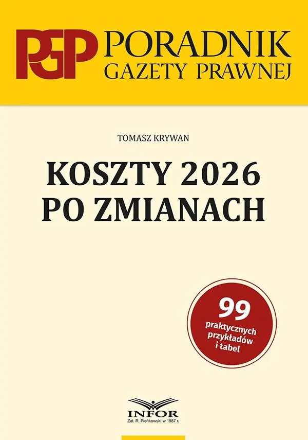 Książka - Koszty 2026 po zmianach