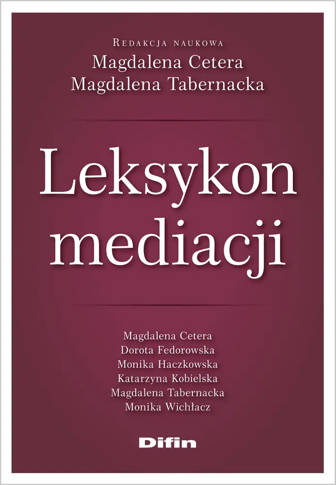 Książka - Leksykon mediacji
