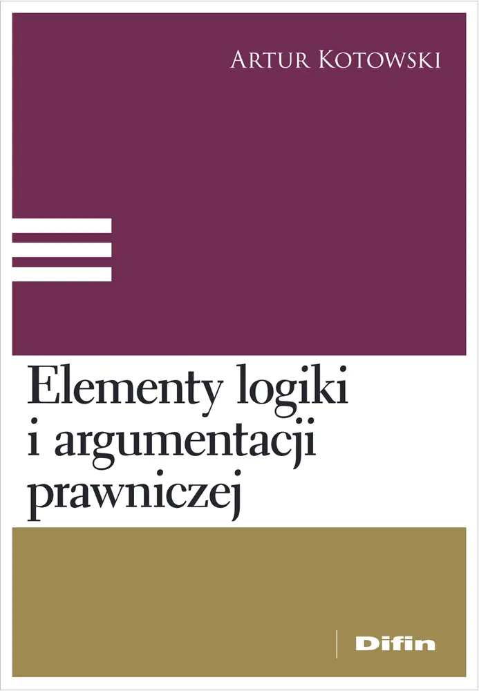 Książka - Elementy logiki i argumentacji prawniczej